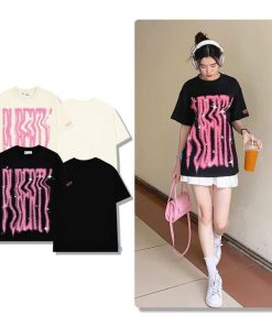áo Phông Form Rộng Tay Lỡ Chất Cotton -chữ Purbety
