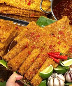 Khô Mực Mắm Tỏi Siêu Cay: Mồi Nhậu Siêu Bén, ăn Vặt Siêu đã 250g – Winnie House