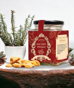 Hạt điều Vị Phô Mai -hũ Thuỷ Tinh 180g