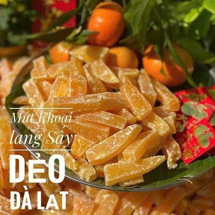 Mứt Khoai Lang Sấy Dẻo đà Lạt 500g – “đặc Sản” Tết Ngọt Ngào – Winnie House