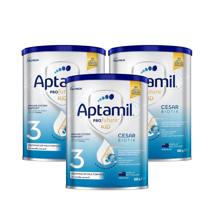 Combo 3 Lon Aptamil Newzealand Ceasarbiotik (Đủ Số)