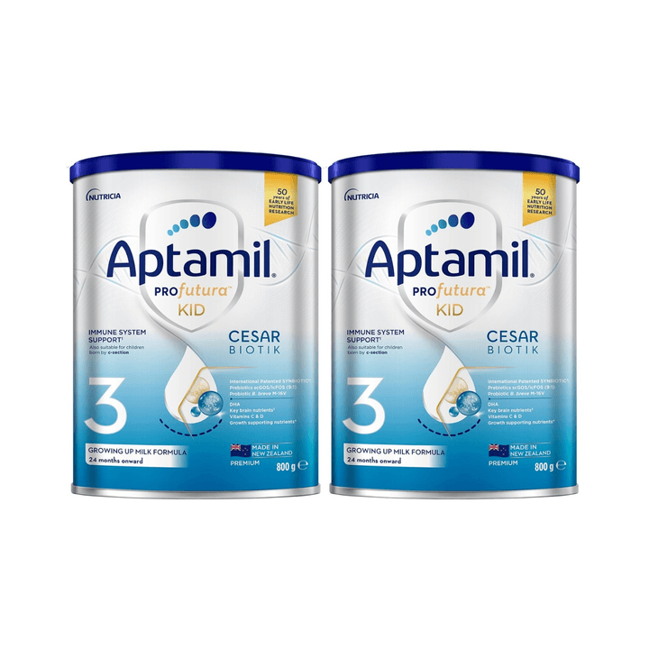 Combo 2 Lon Aptamil Newzealand Ceasarbiotik (Đủ Số)