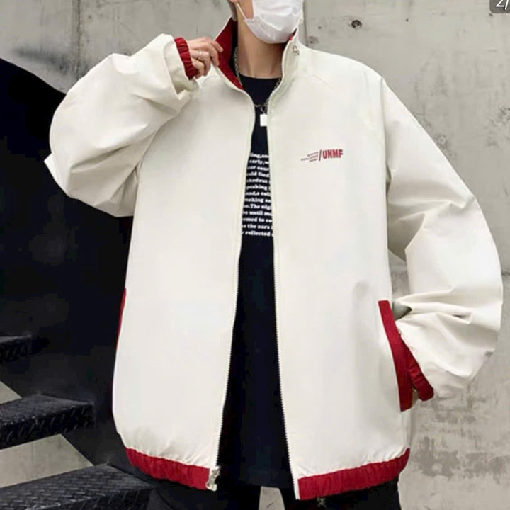 áo Khoác Dù Mặc được 2 Mặt Cổ Trụ Trượt Nước Chống Gió – Htm Fashion