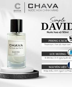 Nước Hoa Nam Simple David 50ml Phong Cách Xịt (phiên Bản Nắp Nam Châm Cao Cấp) – Chava