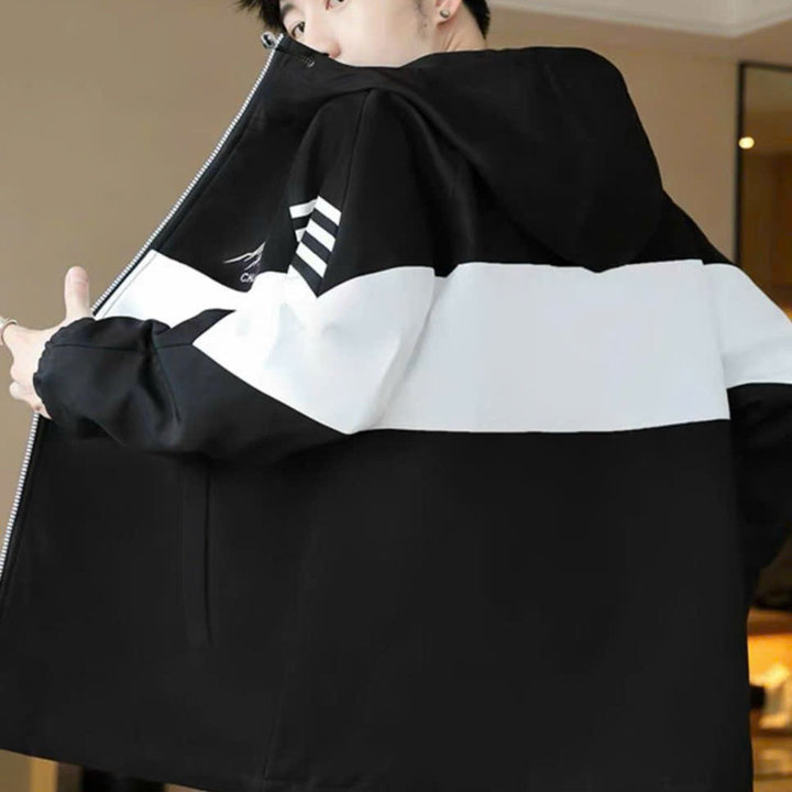 áo Khoác Dù Nam Nữ 2 Lớp Thêu Hình Núi Sọc Tay – Htm Fashion