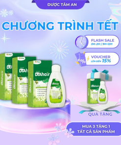 Dầu Gội Dta Hair Giúp Làm Sạch Da đầu Giảm Ngứa Do Gàu Giúp Tóc Chắc Khoẻ ít Gãy Rụng Chai 100ml