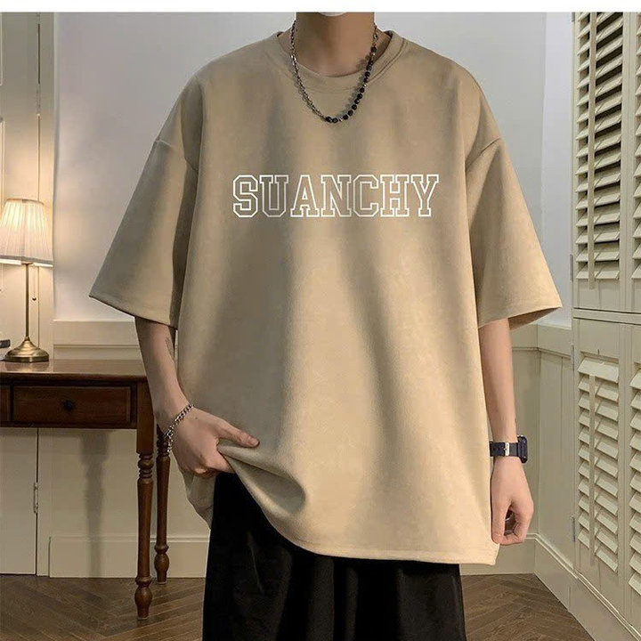 áo Thun Nam Cổ Tròn Chất Liệu Cotton Tixi