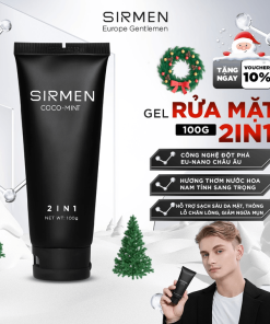 Sữa Rửa Mặt Nam 2 In 1 Nguyên Liệu Châu âu Sirmen Europe Gentlemen Cao Cấp 100g Chiết Xuất Tự Nhiên Công Nghệ Eu-nano – Sirmen