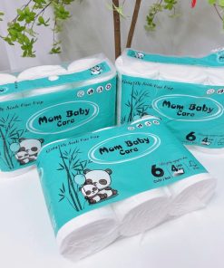 Túi 6 Cuộn Giấy Vệ Sinh Mom Baby Xanh – Gdn