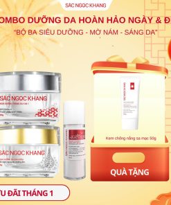 Combo Kem Ngày 30g + Kem đêm 30g + Serum Vitamin C 30ml