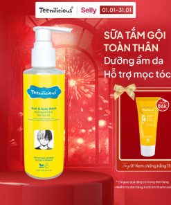 Sữa Tắm Gội Toàn Thân Chiết Xuất Buriti & Tràm Trà – Teenilicious Chai 200ml