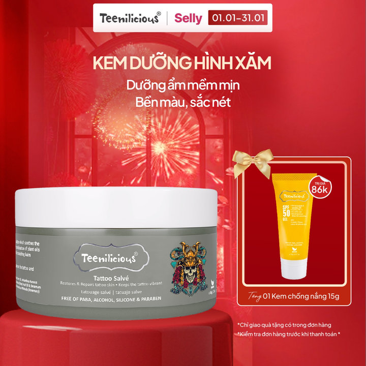 Kem Dưỡng Hình Xăm – Teenilicious 50g