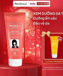 Kem Dưỡng Da Tay Chiết Xuất Bưởi & Trà Xanh Hand Cream With Grapefruit Seed Oil & Matcha Green Tea Teenilicious (tuýp/60g)