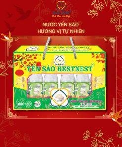 [mua 2 Tặng 1] Nước Yến Sào Bestnest – Vị Tự Nhiên – Hộp Quà 6 Chai X 180ml