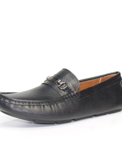 Giày Lười Michilux Nam Horse Bit Moccasin Cshm0 – Màu đen