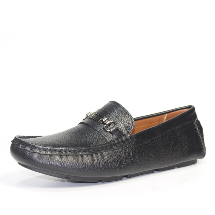 Giày Lười Michilux Nam Horse Bit Moccasin Cshm0 – Màu đen