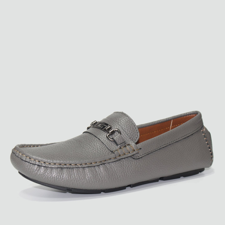 Giày Lười Michilux Nam Horse Bit Moccasin Cshm0 – Màu Xám