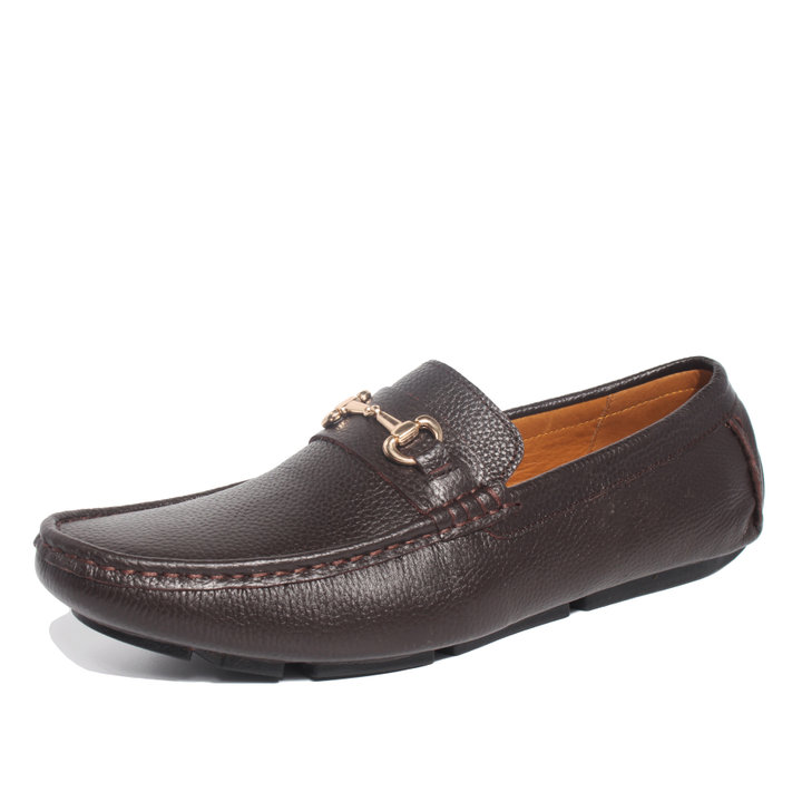 Giày Moccasin Da Bò Tự Nhiên Michilux Ciehm – Màu Nâu