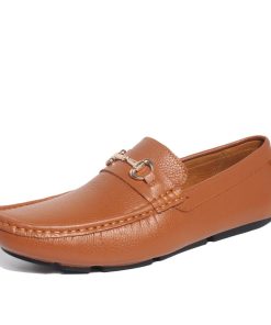 Giày Moccasin Da Bò Tự Nhiên Michilux Ciehm – Màu Bò