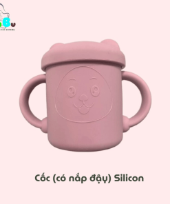 Bộ ăn Dặm 6in1 Silicon Cao Cấp (màu Tím Hồng)- Bebu