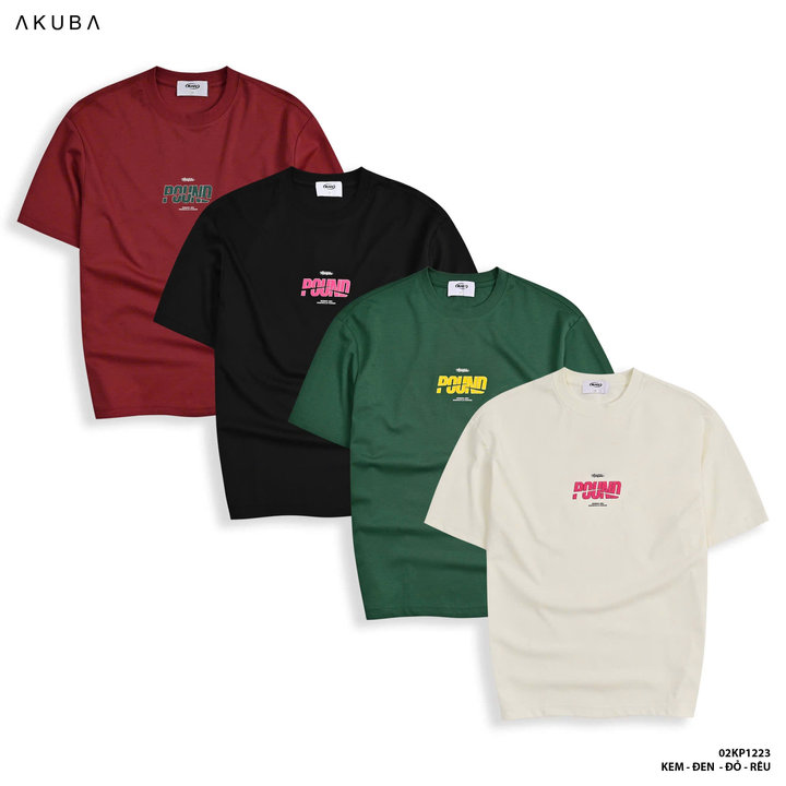áo Thun Tay Ngắn Oversize 02kp1223 – Akuba