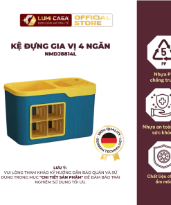 Kệ đựng Gia Vị 4 Ngăn Lumi Casa Công Nghệ đức – Tiện Lợi, đa Năng, Tiết Kiệm Không Gian