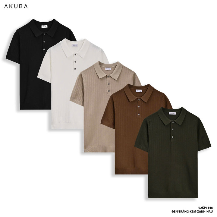 áo Thun Cổ Polo 02kp1148 Form Regular- Akuba
