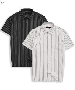 áo Sơ Mi Tay Ngắn Form Slimfit 02ap1170 – Akuba
