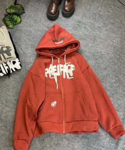 áo Khoác Hoodie Nam Nữ Dày Dặn In Nổi Chữ Preface – Htm Fahsion