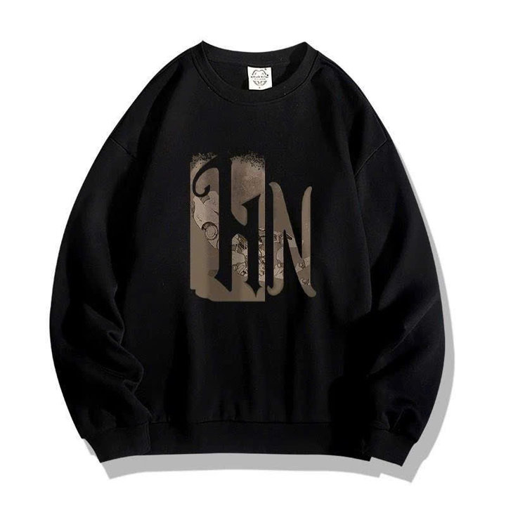 áo Sweater Vải Nỉ Ngoại In Chữ Hn Unisex Nam Nữ From Rộng Tp50 – Golden Dream