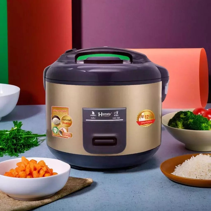 Nồi Cơm điện Thái Lan Homely Dung Tích 3.2l Lòng Nồi Giữ Nhiệt Lâu – Bảo Hành 12 Tháng Cooker Nấu ăn