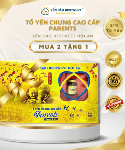 [mua 2 Tặng 1] Yến Sào Bestnest Hội An – Tổ Yến Chưng Cao Cấp Parents 21% – Hộp Quà 8 Hũ X 70ml