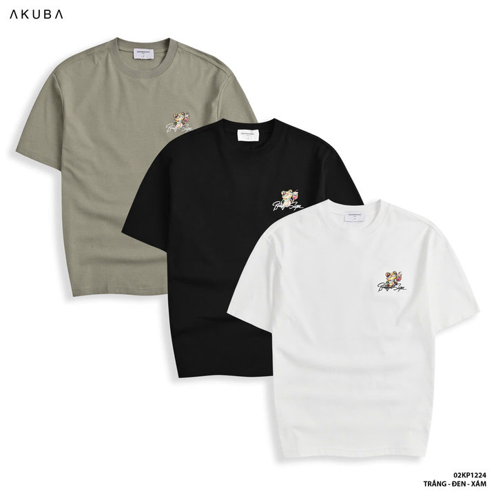 áo Thun Tay Ngắn Oversize 02kp1224 – Akuba