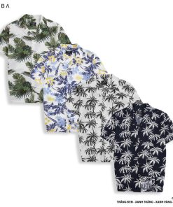 áo Sơ Mi Tay Ngắn Form Slimfit 01mp1023- Akuba