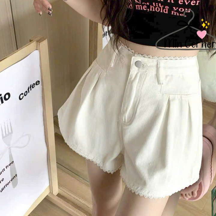 Quần Short Jeans Nữ Phối Tua Rua Zen Cực độc Lạ Mq206 – Min Corner