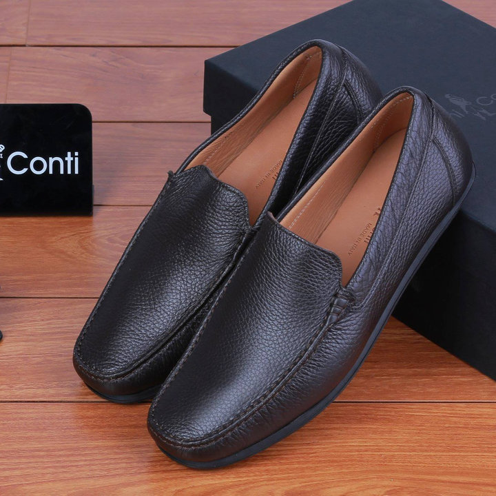 Giày Da Nam Gianni Conti – Italy – 9640 – Màu Chocolate/hạt Dẻ/đen