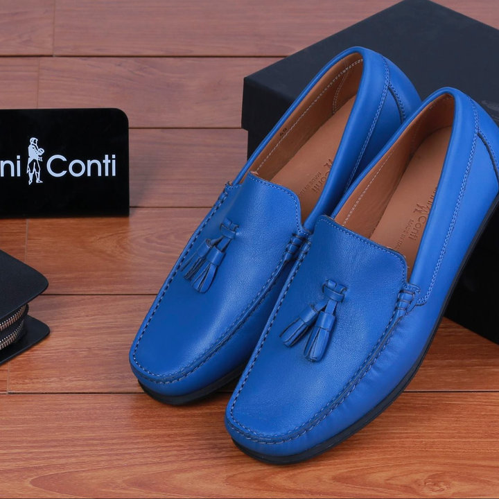 Giày Da Nam Gianni Conti – Italy – 9643 Xanh