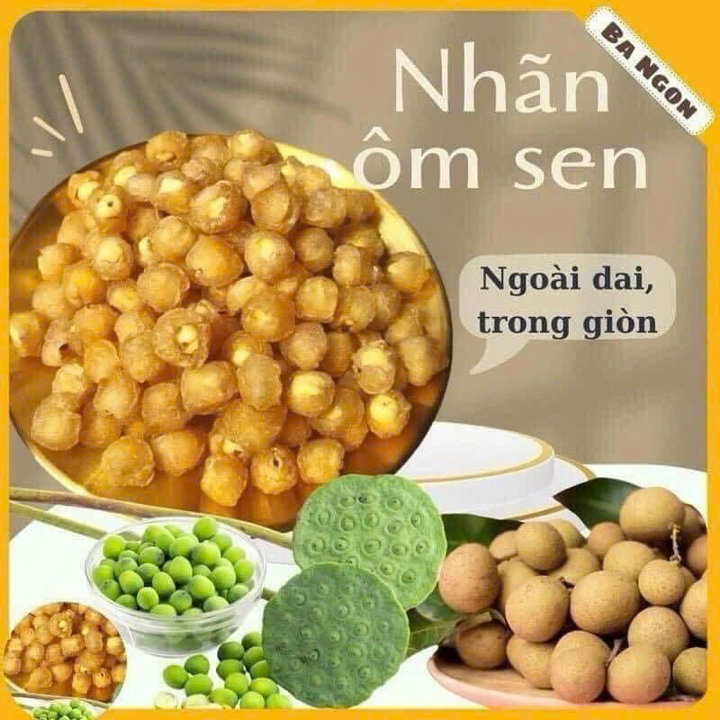 Long Nhãn Ôm Sen – Món Quà Sức Khỏe, Đậm Đà Hương Vị Truyền Thống 300G – Winnie House