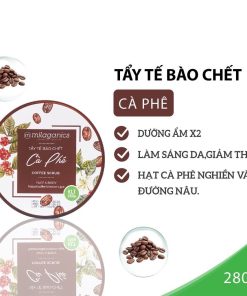 Tẩy Tế Bào Chết Body & Mặt Scrub Coffee Whitening – Milaganics