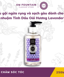 Dầu Gội Ngừa Rụng Và Sạch Gàu Dành Cho Tóc Nhuộm Tinh Dầu Oải Hương Lavender 250ml – Om Fountain