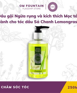 Dầu Gội Ngừa Rụng Và Kích Thích Mọc Tóc Dành Cho Tóc Dầu Sả Chanh Lemongrass 250ml – Om Fountain