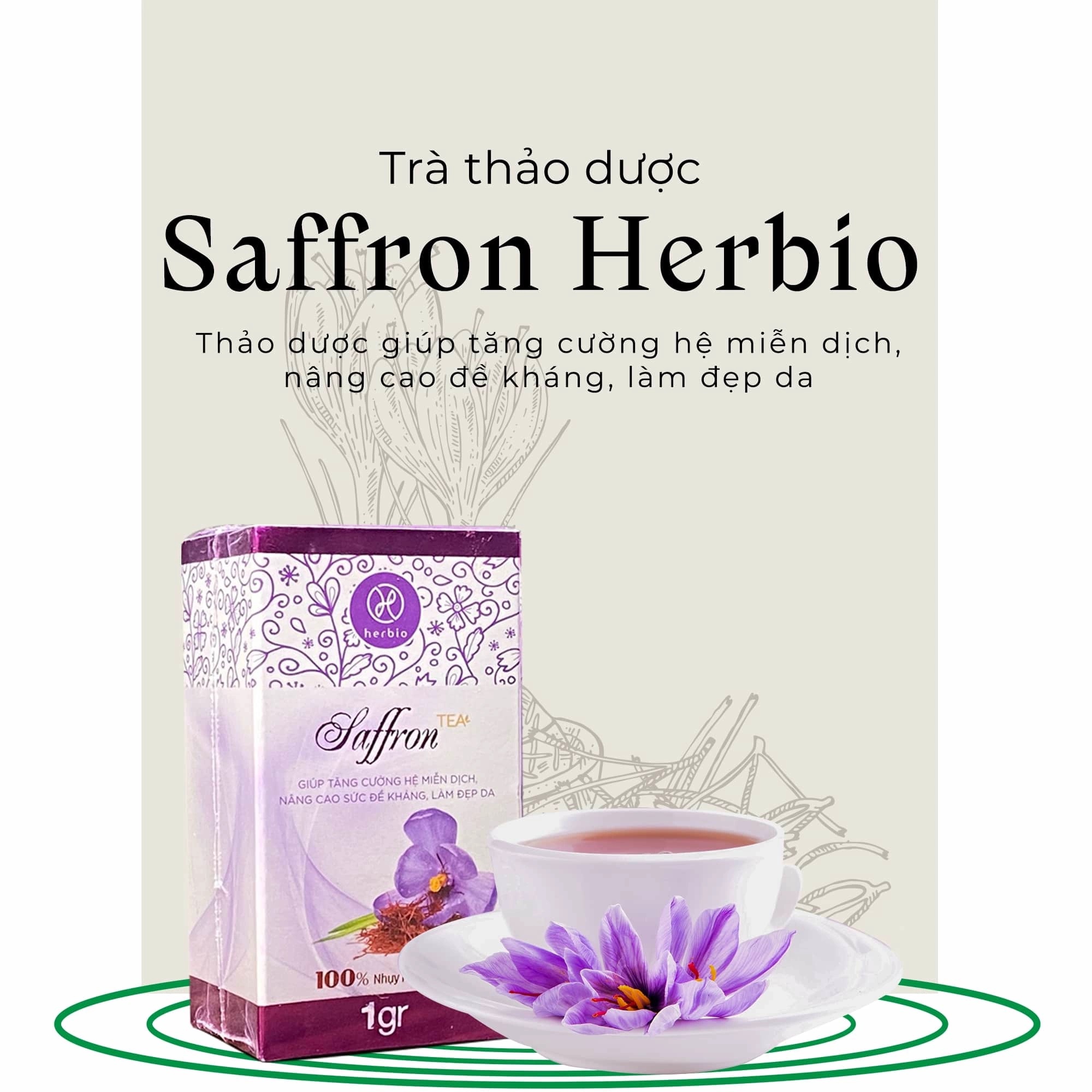 Nhuỵ Hoa Nghệ Tây Saffron Special Negin 1g – Herbio