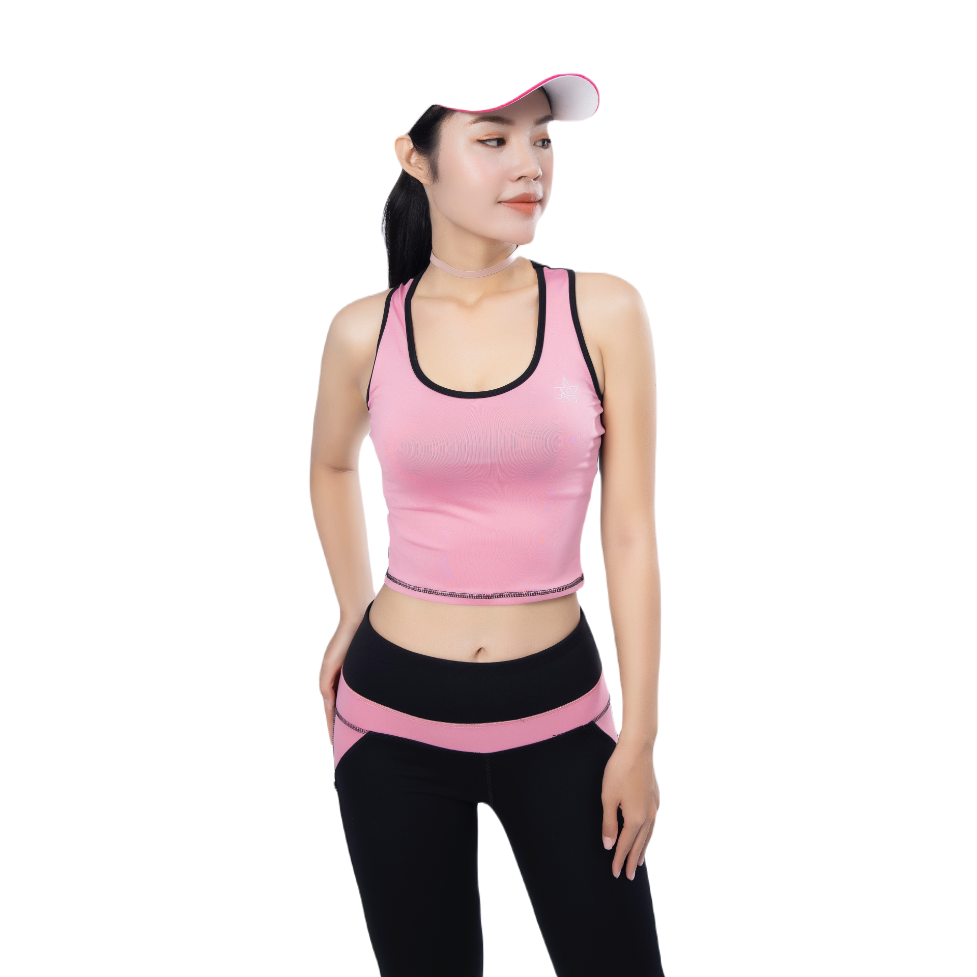Bộ Tập Thể Thao Nữ Quần Lửng Phối áo Lưới Croptop Dl501 Màu Cam – Ansa Sport