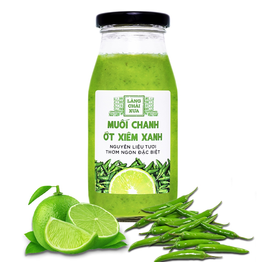 Muối Chanh ớt Xiêm Xanh Cao Cấp – Làng Chài Xưa