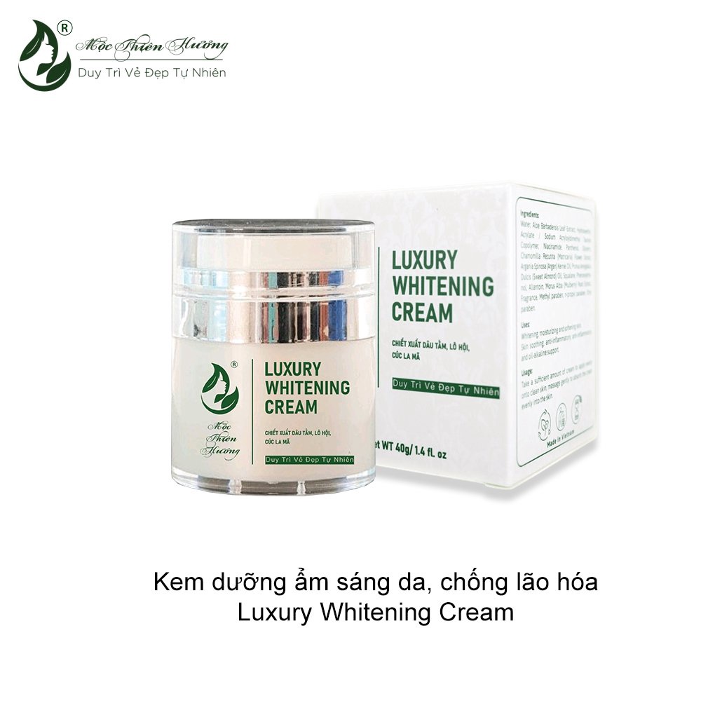 Kem Dưỡng Da Luxury Whitening Cream 40g – Mộc Thiên Hương