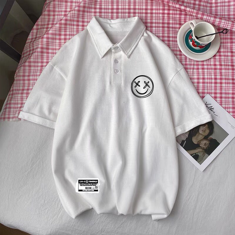 áo Thun Polo Form Rộng Icon Smile – Phong Boutique