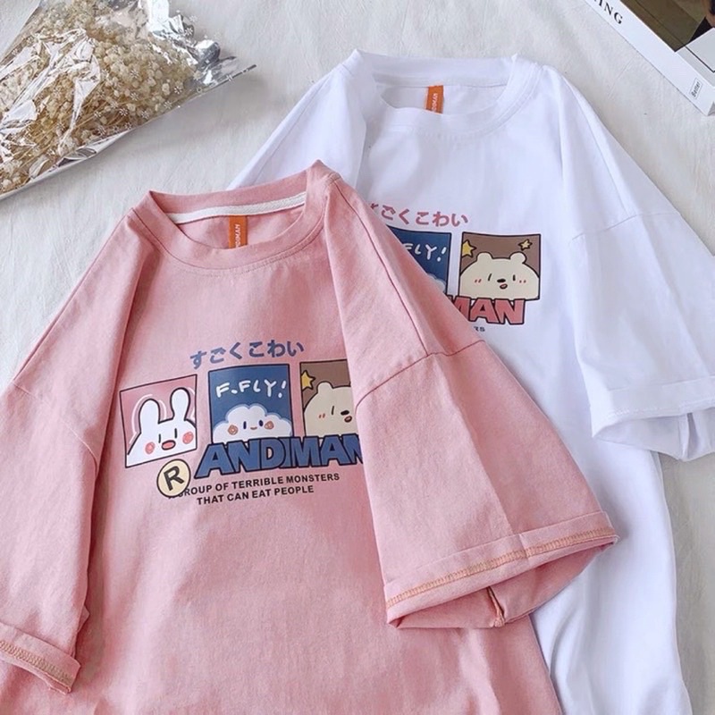 áo Thun Cotton Unisex Tay Lỡ Phom Dáng Rộng Andman – Lt Fashion