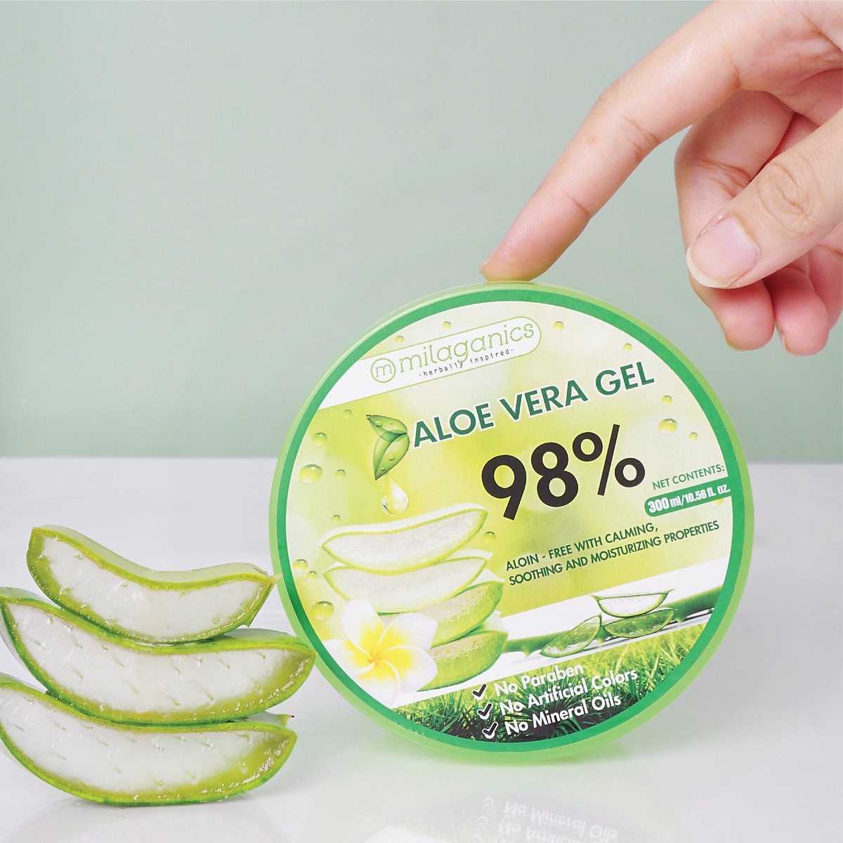 Gel Nha đam Dưỡng ẩm Và Làm Mềm Da – Gel Lô Hội 98% Aloe Vera Gel – Milaganics