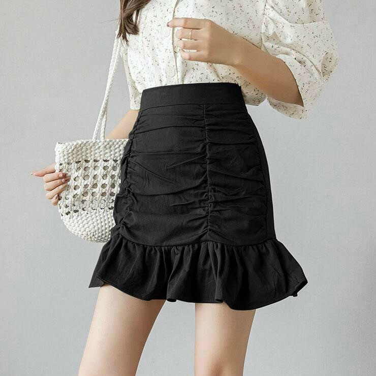 Chân Váy Nhún đuôi Cá Cạp Cao – Lê Phương Boutique