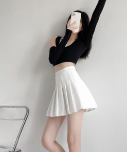 Chân Váy Tennis Xếp Ly – Lê Phương Boutique